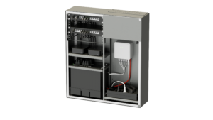 Svakstrømsskap med dør malbar hvit matt (POB NEK 700 DM)