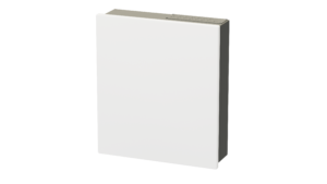 Svakstrømsskap m dør høyglans hvit (POB NEK700 DH)