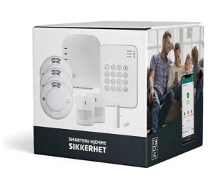 Alarmpakke uten sentral: 2 bevegelse + 3 brann + 1 tastatur (Krever ikke tilknytning til alarmstasjon)